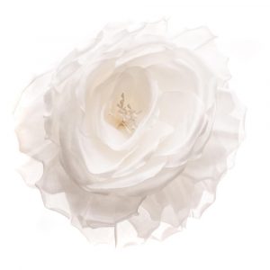 VV Rouleaux White Silk Rose 200mm