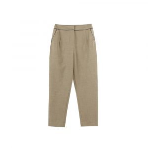 Chloe Chen Simple Trousers/Brown