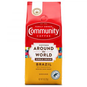 Community Coffee 11 oz. Ground Coffees Around the World - Brazil