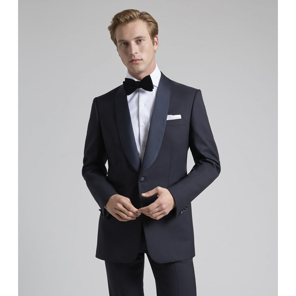 Huntsman Midnight Blue Single Breasted Suit – Cool City Guides powered ...
